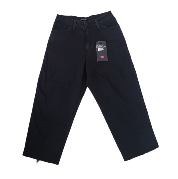 Levi's Ribcage Line 8 Premium Straight Ankle Jeans - Picture 7 of 15